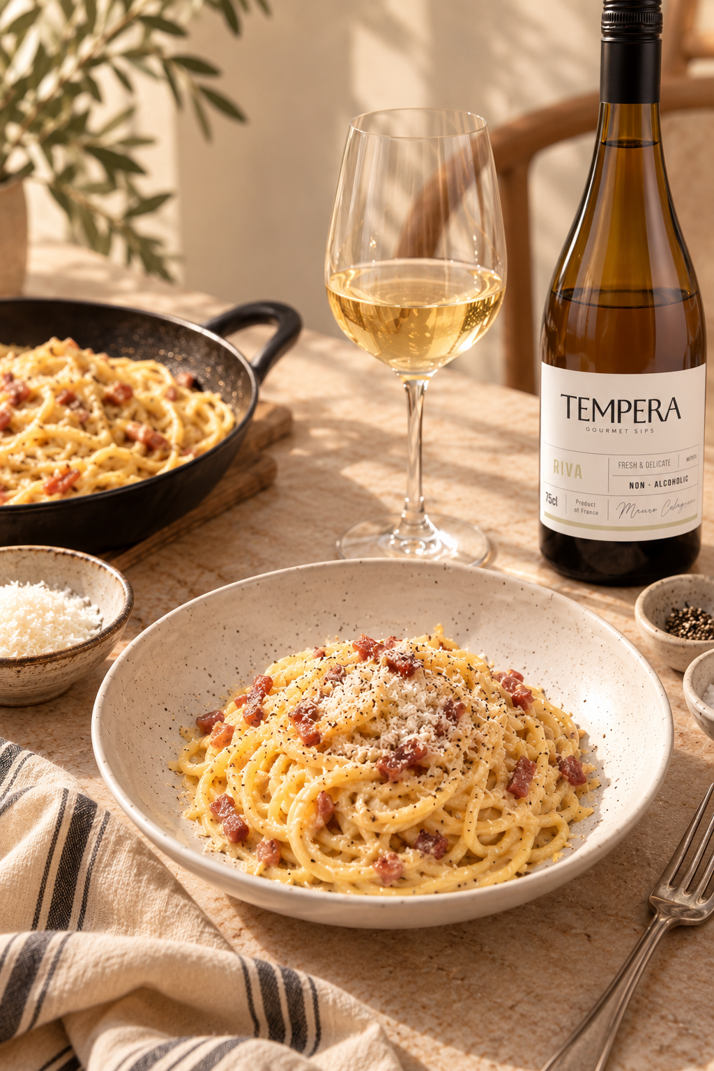 Que boire avec un plat italien ? 6 accords sans alcool avec les grands classiques de la cuisine italienne