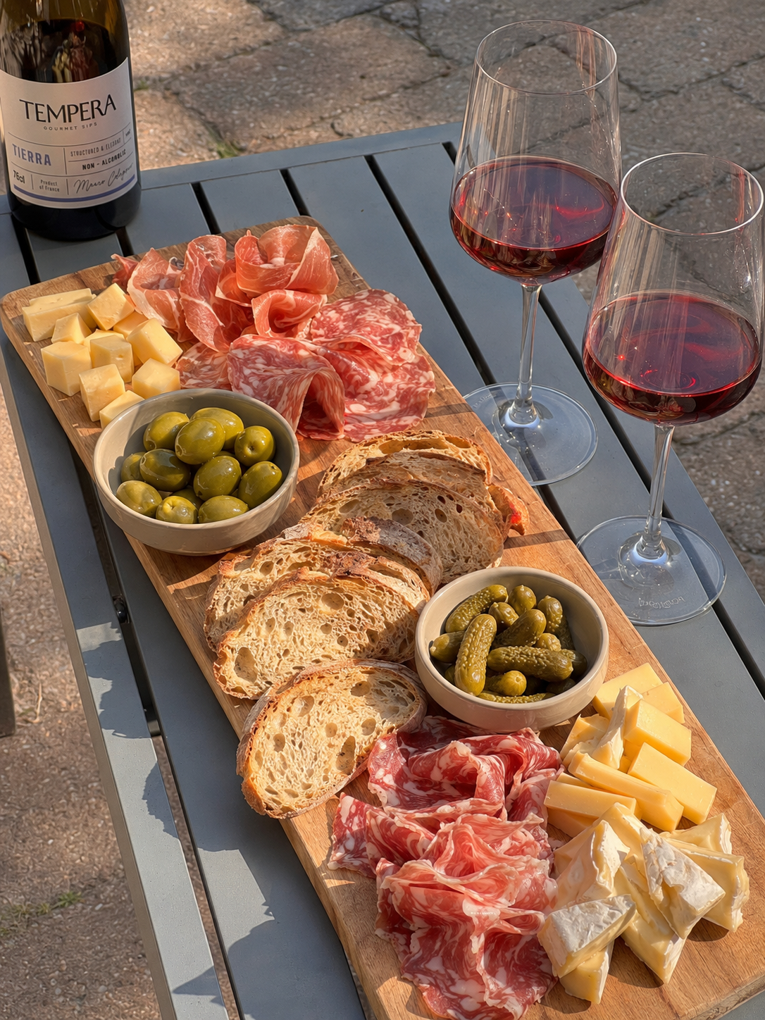 Que boire avec une planche apéritive ? 7 idées d’accords sans alcool