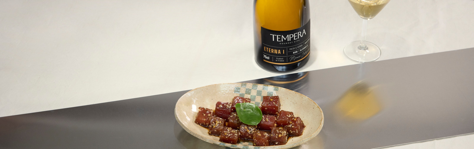 Tartare de sériole ou de thon du chef Mauro Colagreco